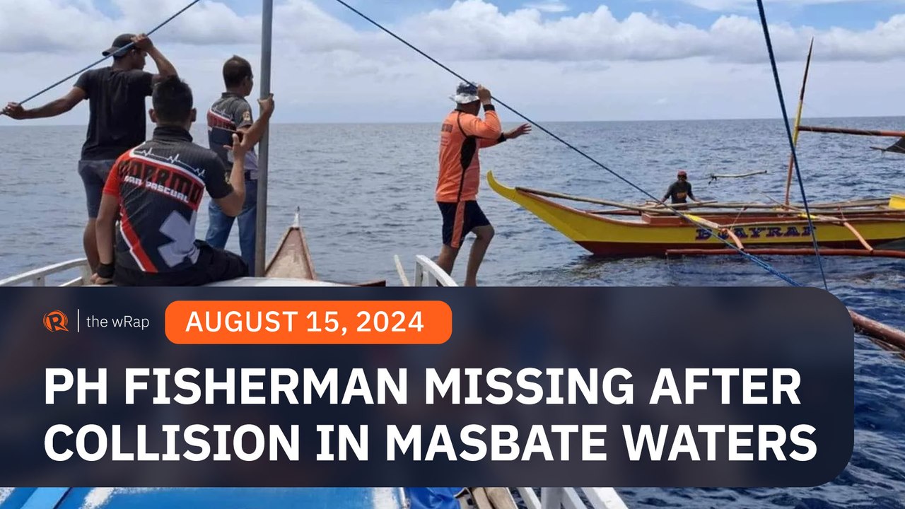 Filipino fisherman missing after collision with unidentified ship off Masbate waters 