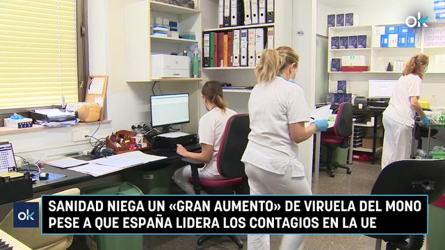 Sanidad niega un «gran aumento» de viruela del mono pese a que España lidera los contagios en la UE