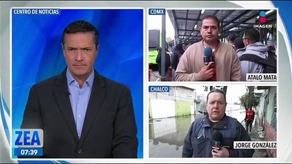 Chalco cumple dos semanas bajo el agua por las lluvias torrenciales