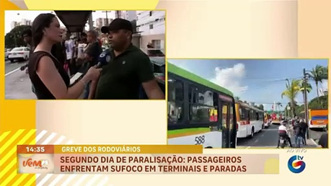 2° dia da Greve dos Rodoviários causa transtorno no Grande Recife
