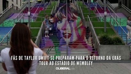 Fãs de Taylor Swift se preparam para o retorno da Eras Tour ao estádio de Wembley