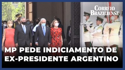 MP pede indiciamento de ex-presidente argentino por 'lesões' e 'ameaças'
