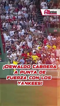 ¡Oswaldo Cabrera a punta de fuerza con los Yankees! (VERTICAL)