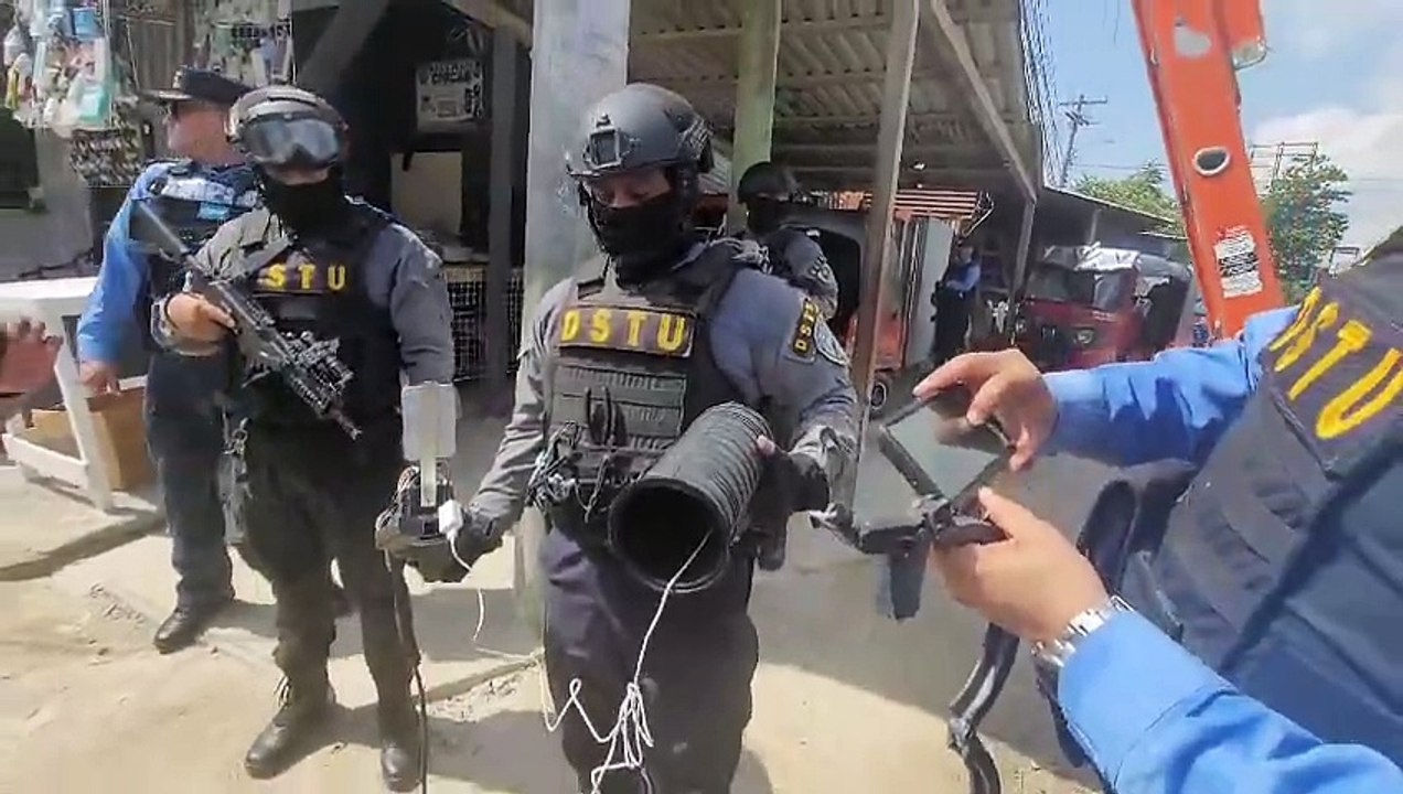DIPAMPCO desmantela cámaras instaladas por criminales en Choloma.