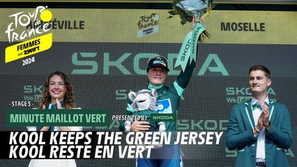 Škoda Green Jersey Minute - Stage 5 - Tour de France Femmes avec Zwift 2024