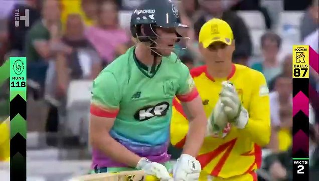 Rovman Powell HAMMERS 101-METRE SIX! _ Trent Rockets vs Oval Invincibles Highlights