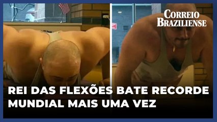 Estadunidense bate recorde ddo maior número de flexões em uma hora