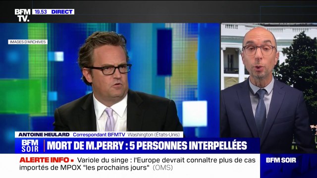 Mort de Matthew Perry: cinq personnes soupçonnées d'avoir un lien avec le décès par overdose de l'acteur interpellées