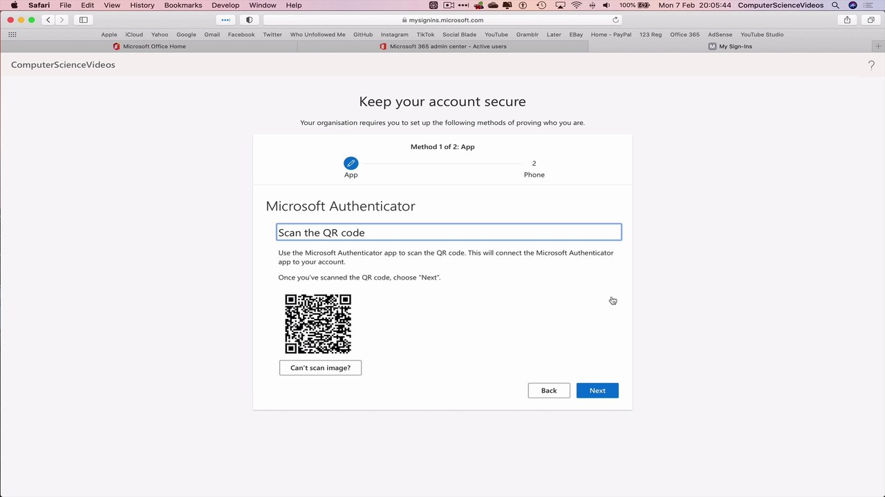 How to ENABLE the Multi Factor Authentication Method On Your Microsoft Office 365 Account - New