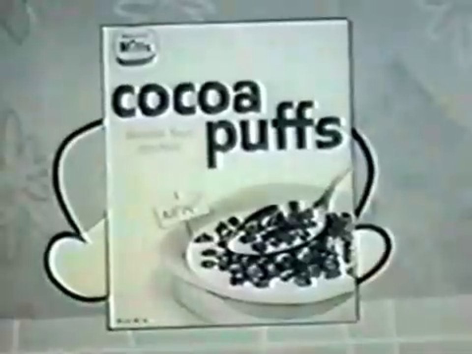 1960s Cocoa Puffs cereal animated TV commercial