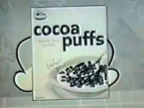 1960s Cocoa Puffs cereal animated TV commercial