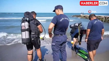 Alkollü kadın gece yarısı girdiği denizde sırra kadem bastı