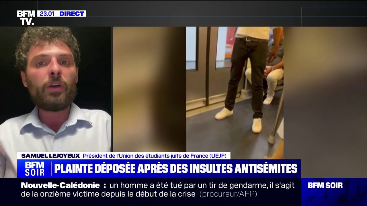 Insultes antisémites dans le métro: "On est dans un contexte qui est une forme d'autorisation de l'antisémitisme", déplore Samuel Lejoyeux (UEJF)