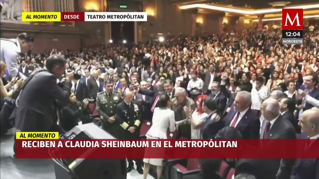 Morena y aliados reciben a Claudia Sheinbaum con furor en el Metropólitan