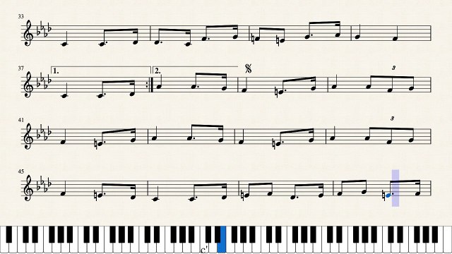 النوتة الموسيقية ,,, الكاملة ,,,لرائعة روائع فريد الاطرش,,مش كفاية يا حبيبى,,,تدوين ماهر الغمرى