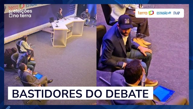 Boulos e Marçal trocam provocações nos bastidores de debate: Babaca de internet