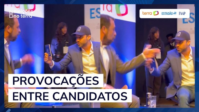 Pablo Marçal mostra carteira de trabalho a Boulos em debate e deputado reage dando um tapa; veja