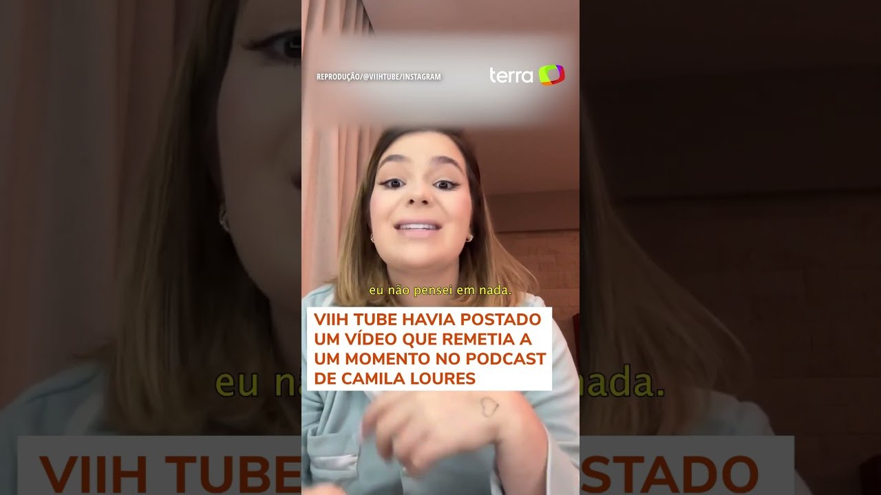 Viih Tube se desculpa após mandar indireta para Camila Loures e apaga vídeo: "Desnecessário"