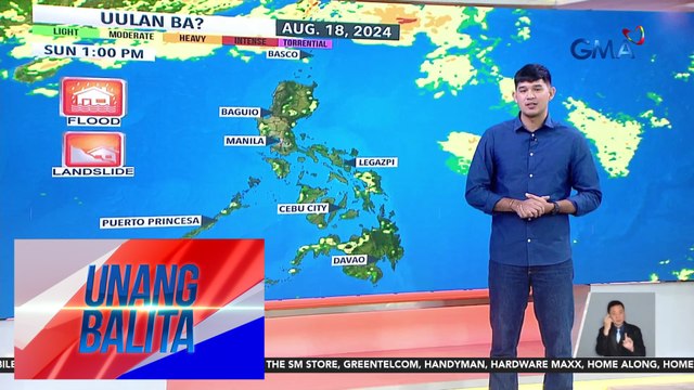 Mga posibleng pag-uulan, paghandaan pa rin sa malaking bahagi ng bansa - Weather update today as of 6:09 a.m. (August 16, 2024) | Unang Balita