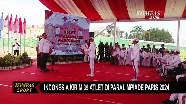Siap Bertanding, Begini Momen Indonesia Lepas 35 Atlet untuk Paralimpiade Paris 2024