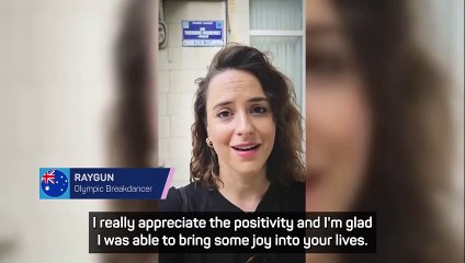 Viral Olympic breakdancer Raygun hits out at 'devastating' haters