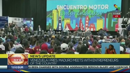 President Nicolás Maduro meets with entrepreneurs of Venezuela