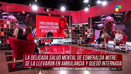 La dramática situación de salud mental de Esmeralda Mitre: impactantes videos rodeada de policías