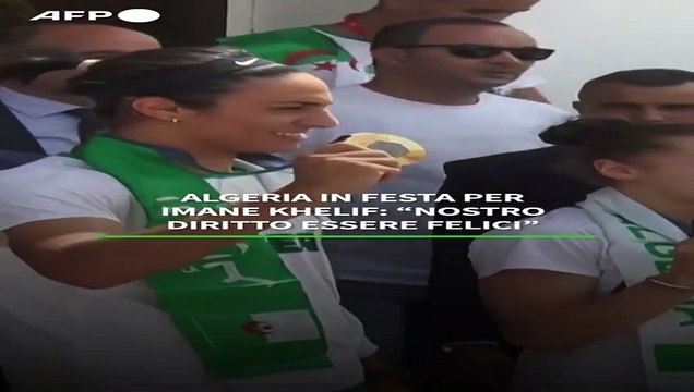 Algeria in festa per Imane Khelif: Nostro diritto essere felici