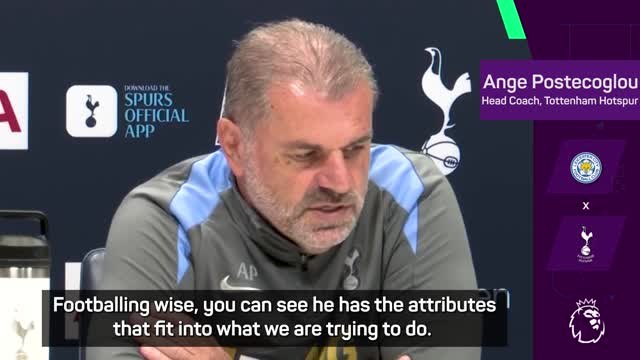 Solanke adapting well to life at Spurs - Postecoglou