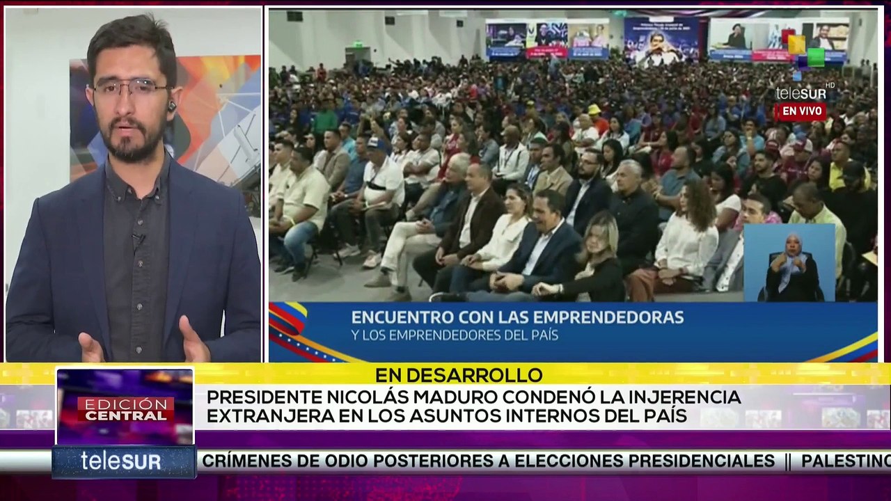 Venezuela condena la injerencia en sus asuntos internos