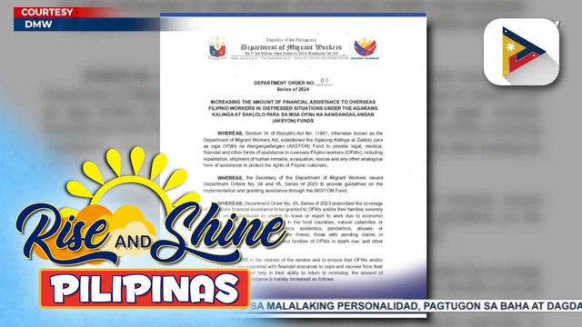 Tulong pinansyal sa distressed OFWs at kanilang kaanak, tinaasan pa ayon sa DMW