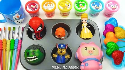 Oddly Satisfying Video | How I Made 6 Big Slime Ball Into Rainbow Lollypop Candy Star And Cutting.