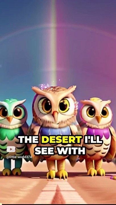 Desert Owl's Golden Eye_ Fun Facts & Stories for Kids _ Desert Animals & Owl Sounds