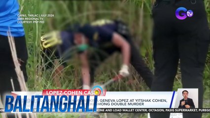 5 suspek sa pagpatay kina Geneva Lopez at Yitshak Cohen, sinampahan na ng reklamong double murder | Balitanghali