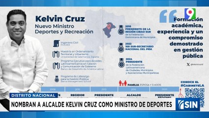 Kelvin Cruz como nuevo ministro de Deportes y Recreación | Emisión Estelar SIN