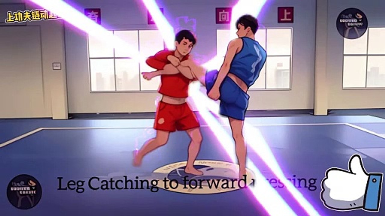 Winning with one move! Teaching leg hugging and throwing techniques in grappling, learning self-defense and self-defense!