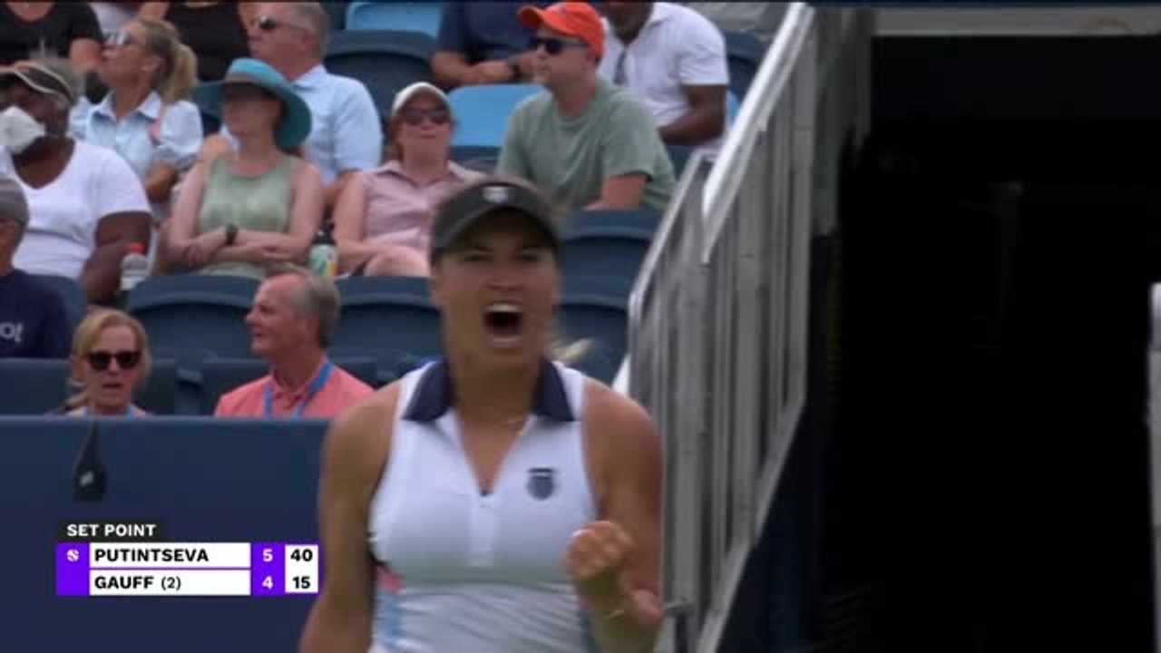 Reigning champion Gauff handed early exit by Putintseva