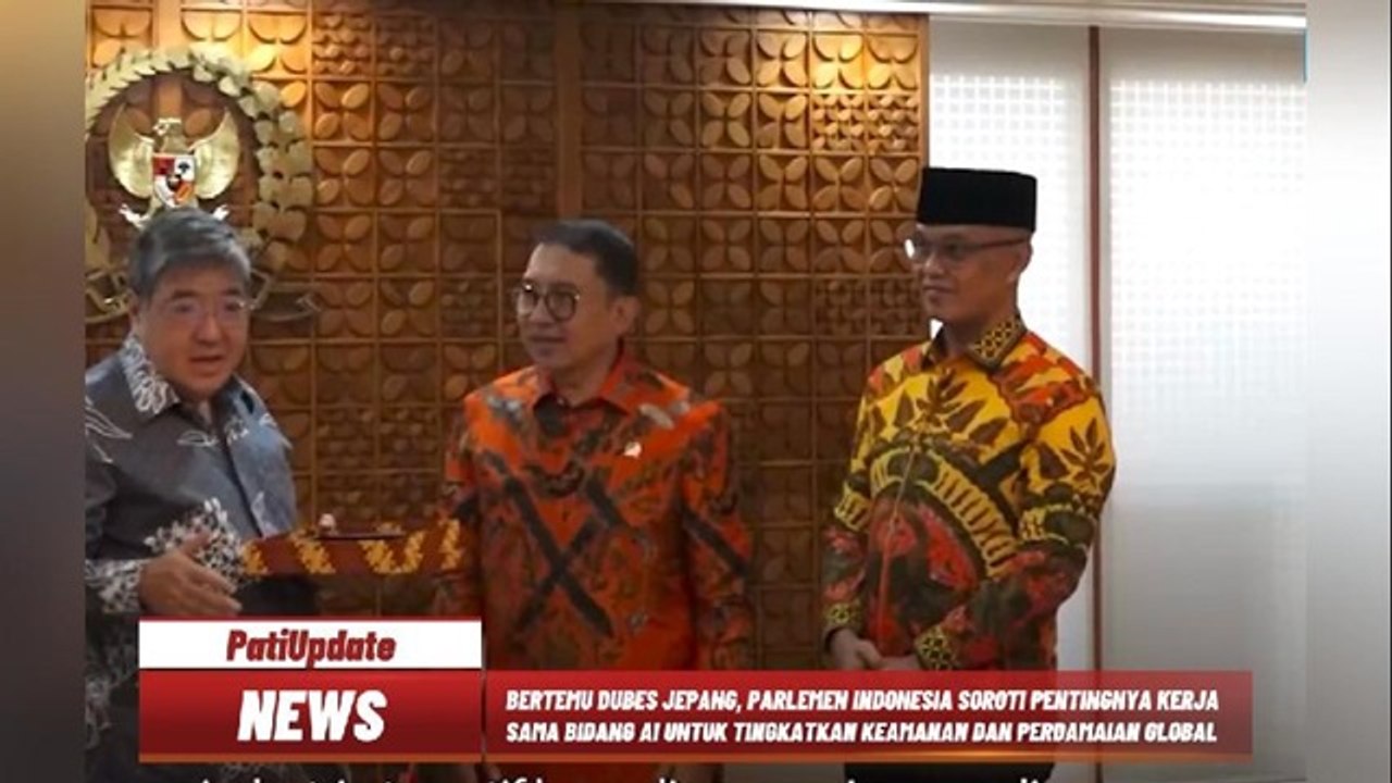 PARLEMEN INDONESIA SOROTI PENTINGNYA KERJA SAMA BIDANG AI SAAT BERTEMU DUBES JEPANG
