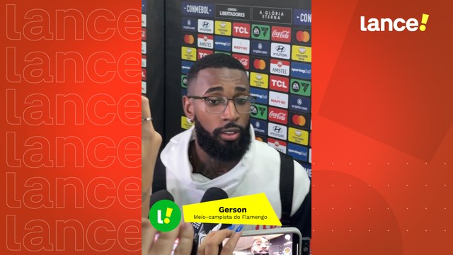 Gerson fala sobre lesões no elenco e sequência de jogos no futebol brasileiro