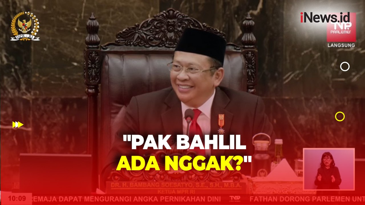 Momen Iseng Bamsoet Tanya Kehadiran Bahlil saat Sapa Plt Ketua Umum Golkar