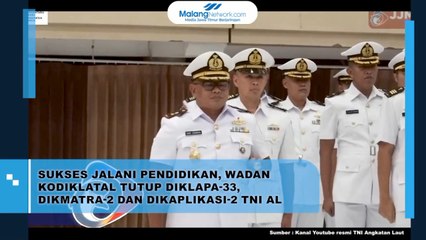 Sukses Jalani Pendidikan, Wadan Kodiklatal Tutup Diklapa-33, Dikmatra-2 dan Dikaplikasi-2 TNI AL