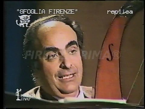 Sfoglia Firenze. Riccardo Marasco live in due suoi inediti sonetti. Tele Centro Toscana - 10 04 1989