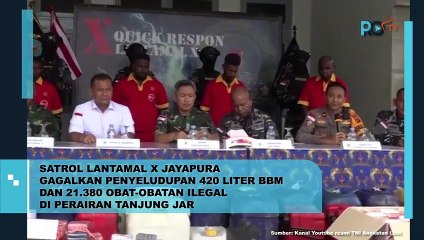 TNI AL Gagalkan Penyelundupan BBM dan Obat Ilegal