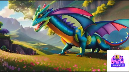 Adventure story brave girl and daragon