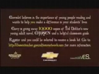 CHEVY GIVES AWAY 10,000 TED DEKKER: CHOSEN BOOKS