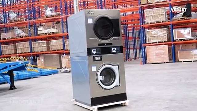 MESIN CUCI KOIN VERSET STACK SERIES LAUNDRY WASHING AND DRYNG VSWD-20C