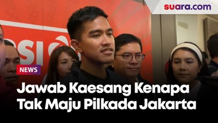 Respons Pertanyaan Kenapa Nggak jadi Maju di Pilkada Jakarta, Kaesang Malah Bilang Begini