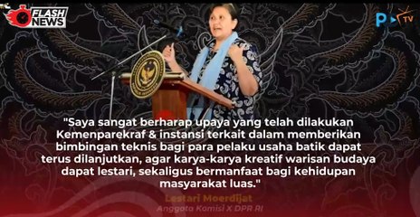 Lestari Moerdijat Dukung Motif Batik Kudus Dapatkan Hal Paten HAKI