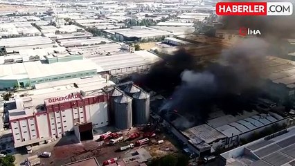 Gaziantep'teki yangına müdahale sürüyor