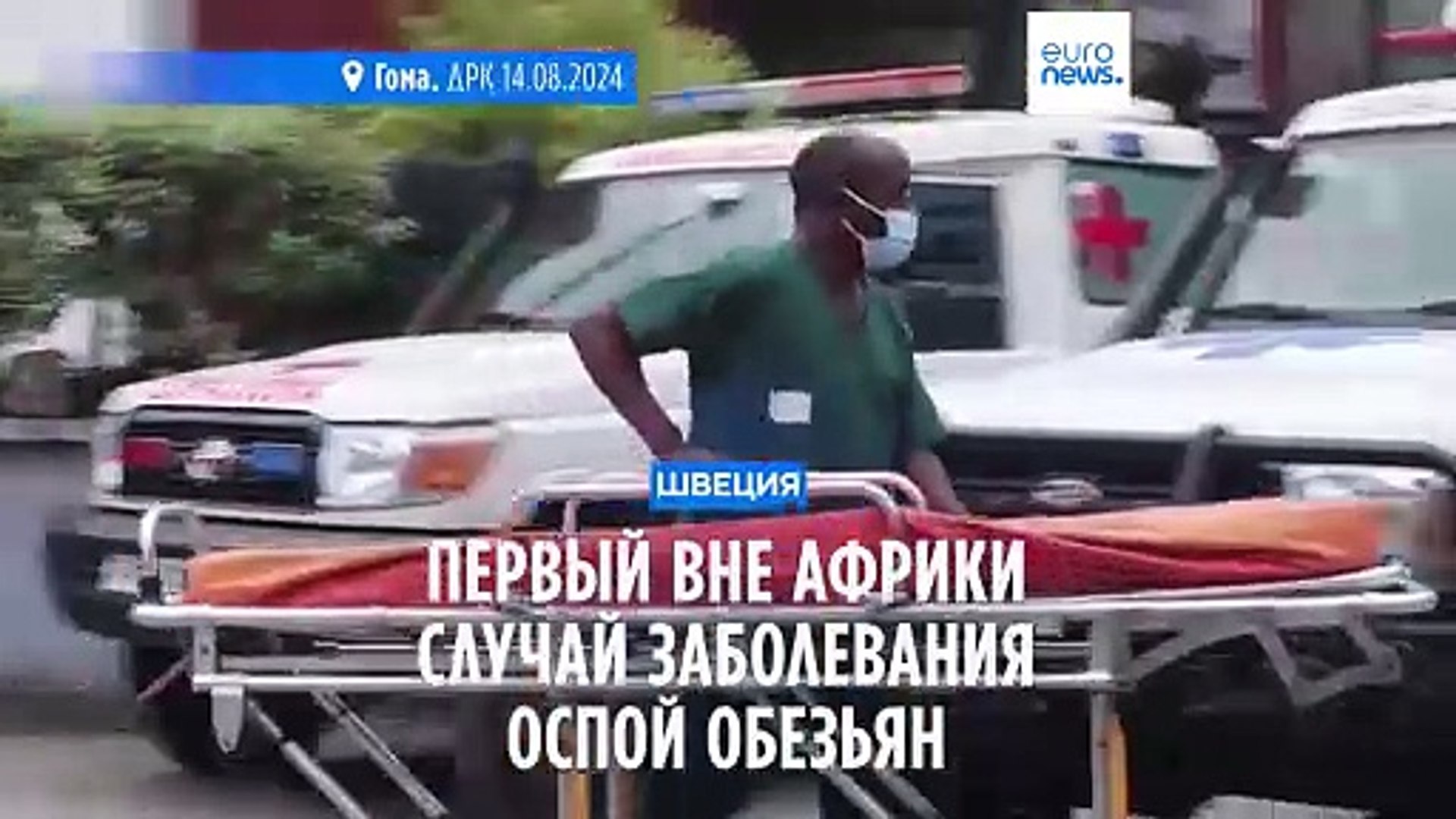⁣В Швеции зафиксирован первый случай обезьяньей оспы вне Африки